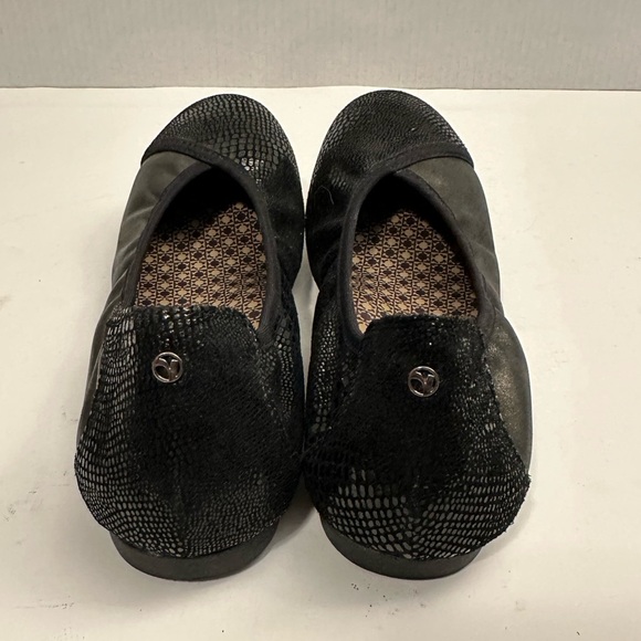Revere Nairobi Orthotic Ballet Flat | Built-in Arc Support - Black Lizard Sz 40 - Picture 4 of 13